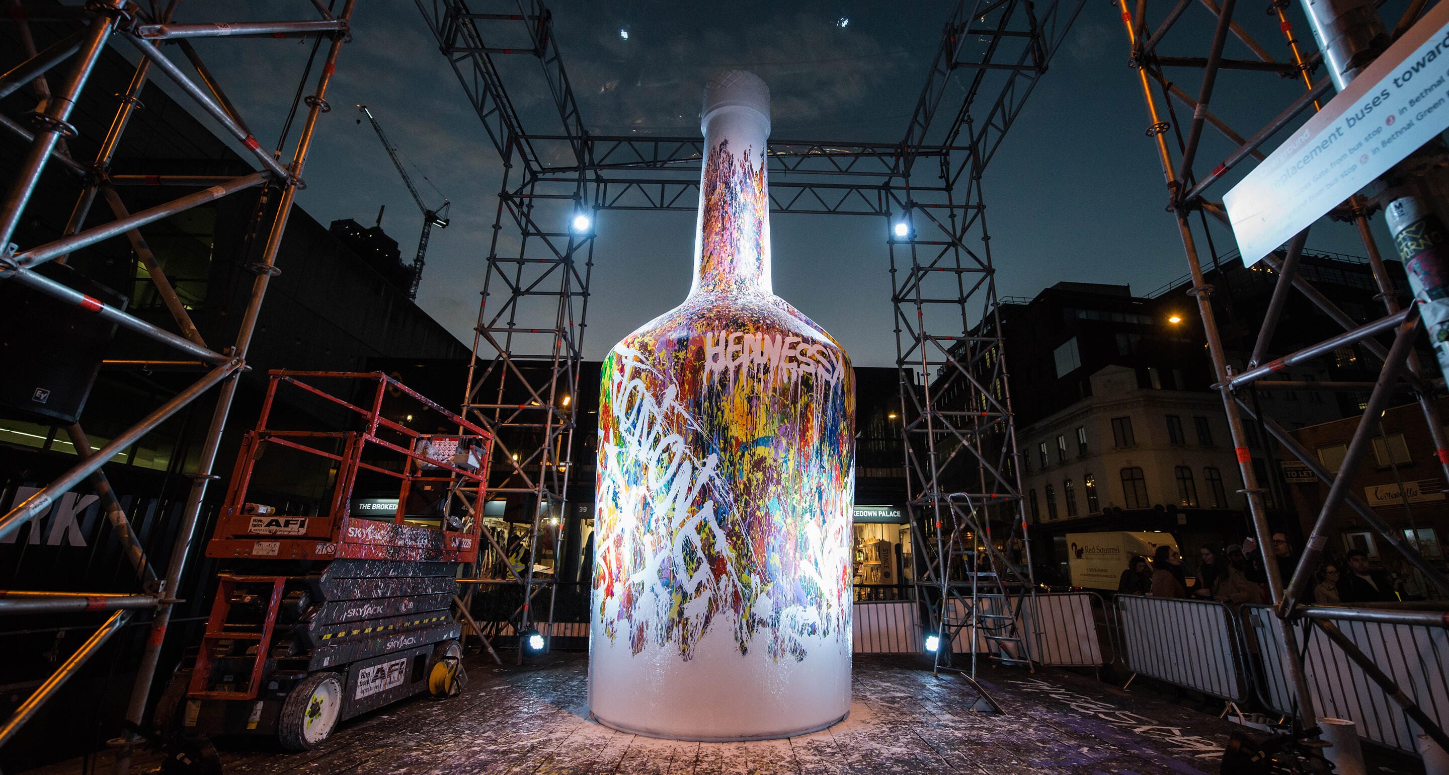 Hennessy Takes it to the Street 