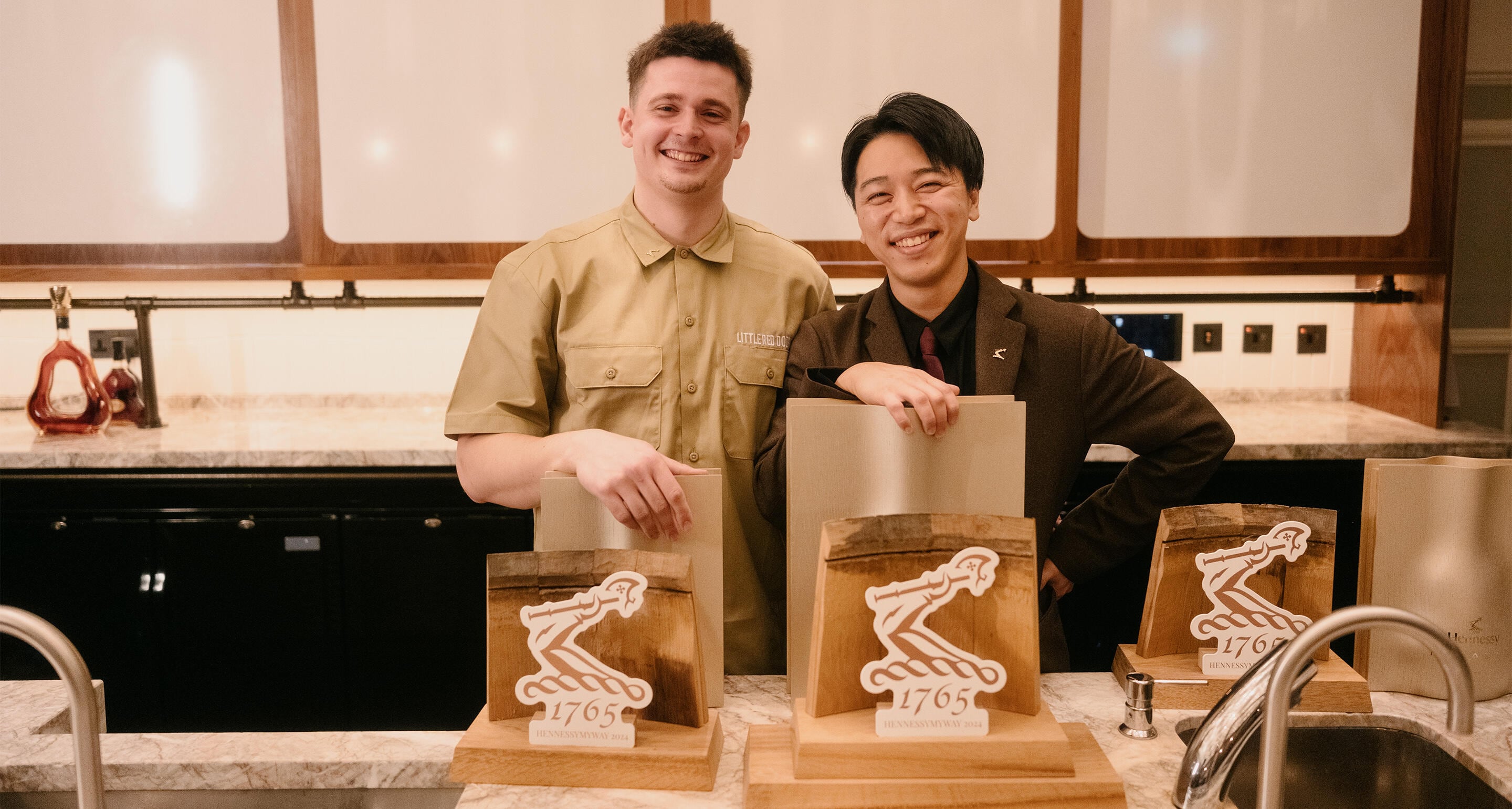 Toma Todorovic with Yuya Takahashi.