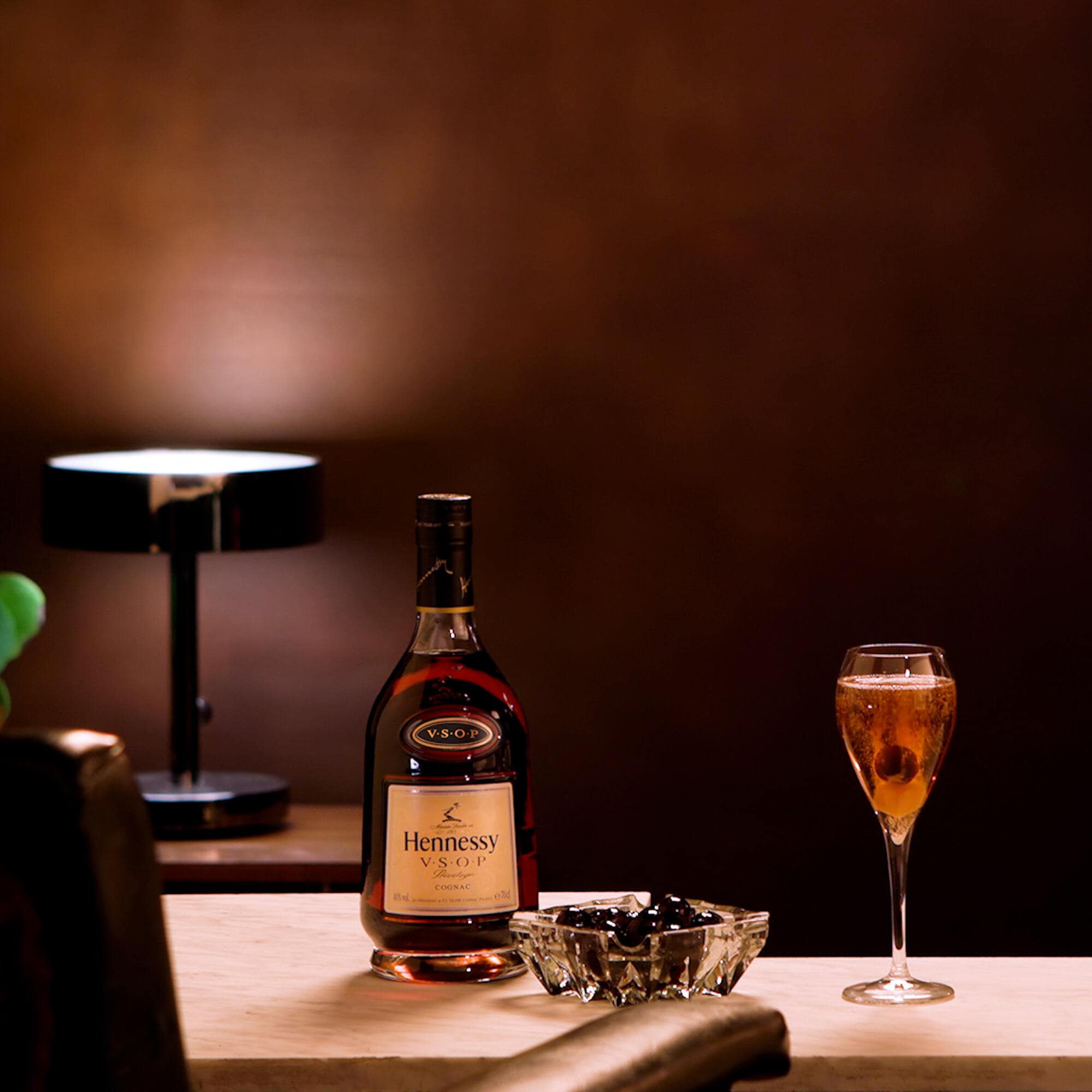 The Hennessy & Champagne cocktail